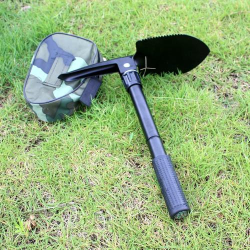 汽車(chē)戶(hù)外用品多功能工兵鏟車(chē)載救生鐵鍬野營(yíng)折疊隨身應(yīng)急防身鏟子